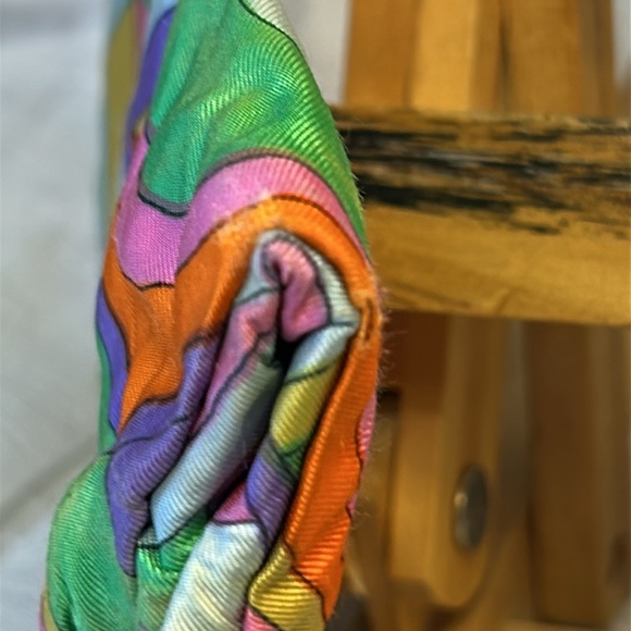 Vintage silk Emilio Pucci-motif psychedelic pattern - Picture 7 of 13